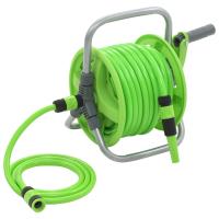 vidaXL Carrete de manguera 20+2 m - details 0