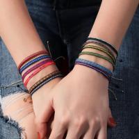 Pulsera De Hilo Tejido a Mano En Colombia Para Mujeres Y Hombres Joyería Bohemia Amistad Regalo Pulsera De Tela Colgante - details 6