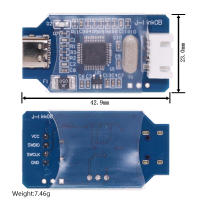 Emulador Desarrollador Programador OB ARM Simulación Descargador Para Arduino J-Link Tipo-C USB Reemplaza V8 SWD M74 STM32 - details 6