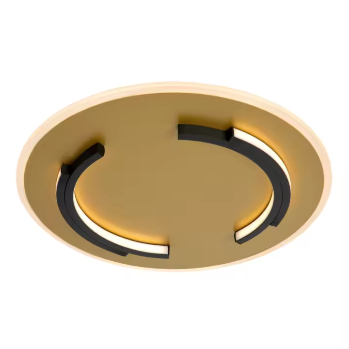 Lucide ANDREAS - Lámpara de techo - Ø 39,6 cm - LED - 1x30W 2700K - Oro mate / Latón - 1