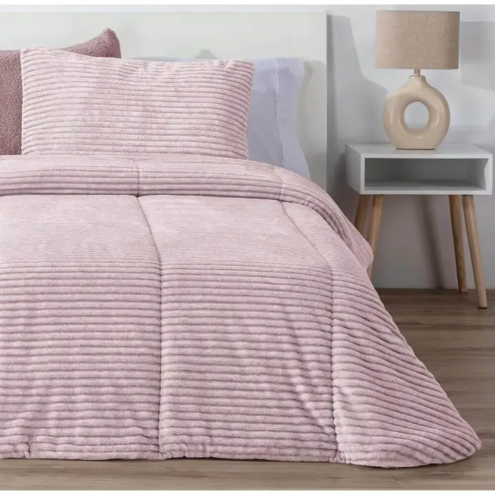 MANTEROL Edredon Comforter New Lines Melange Jaspeado Rayas - 1