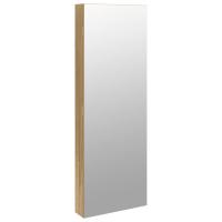 vidaXL Espejo con joyero y luces LED para pared - details 1