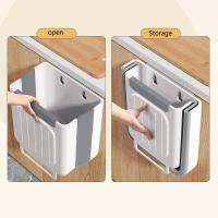 Bandeja De Cocina Plegable Y Colgante Para Lixo Gran Capacidad Fácil De Limpiar Soporte En La Pared Sin Necesidad De Doblar - details 6