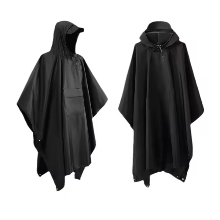 Chaqueta Impermeable Para Motocicleta 1pcs Cubierta De Lluvia Para Motocicleta Con Capucha Militar Protección Exterior Para Moto - 1