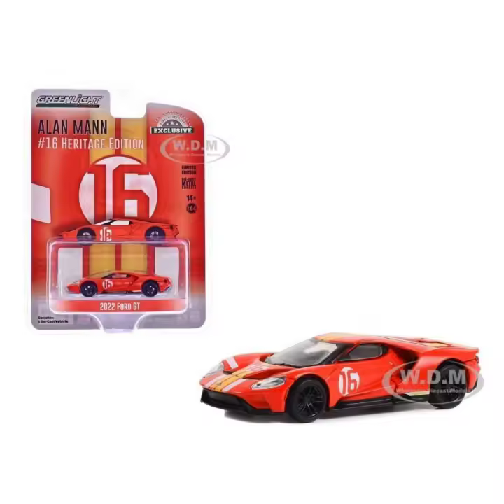 Greenlight Collectibles 2022 Ford Gt Alan Mann - 1