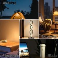 Lámpara De Mesa LED Ajustable Y Cambio De Color Para Dormitorio Sala De Estar Baño Tema Fantasía Decoración De Hogar Con Cable USB - details 1
