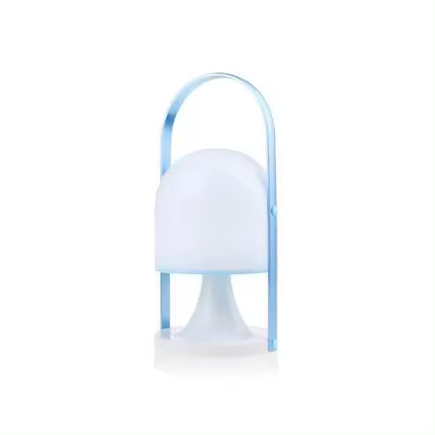 CRISTAL RECORD Lámpara Portátil LED Centauri 2.5W 120lm 3000K Dim Azul - Recargable - Diseño Práctico - 1