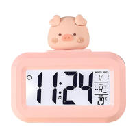 Reloj De Alarma Digital LED Con Pantalla Retroiluminada Función Snooze Calendario Y Temperatura Para Oficina Y Hogar - details 21