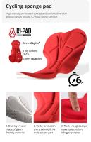 Shorts De Ciclismo Bib Para Hombre Y Mujer Ropa De Bicicleta Con Almohadilla 3D Tights De Verano Para Ciclistas Profesionales MTB - details 4