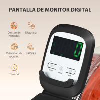 SPORTNOW Máquina de Remo con 6 Niveles de Resistencia al Agua Máquina de Remo para Casa Plegable con Pantalla LCD Ruedas Máquina de Remar para Entrenaminto en Gimnasio Negro - details 5