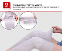 AOLIKES 1Par De Protetor De Rodilla Largo Para Deporte Y Exterior Alivio De Artritis Alta Elasticidad Soporte Calf Leg Protector De Rodilla - details 3