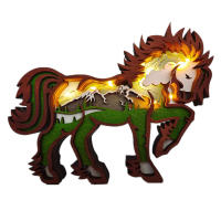 Wolf Totem Decorativo De Madera Vacío Navidad Animal Creatividad Adorno De Escritorio Para Coche Decoración LED Para Sala De Estar - details 8
