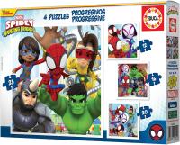 Educa Puzzle progresivo Spidey y sus Amigos  12+16+20+25 Educa 19295 - details 2