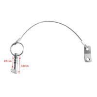 2pcs 6mm Pinzas De Liberación Rápida Con Correa Para Remolques Y Barcos Yachts Techo Bimini Herramientas De Palanca De Cubierta Acero Inoxidable 316 - details 6