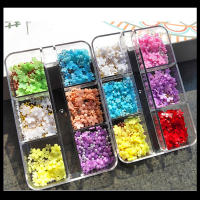 6 Grillas De 3D Flores Blancas Acrílicas Con Cuentas De Acero Para Diseño De Uñas Accesorio De Joyería DIY SASZCT-150 - details 9