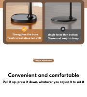 Soporte De Teléfono Móvil MoZhao Con Succión Magnética Para Escritorio Ajuste De Elevación Magsafe Compatible Con iPhone 12/13/14 Promax TikTOK Universal - details 8