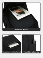 MEJORADA Maletín con Ruedas de Gran Capacidad, Convertible en Maleta, Asa Telescópica Resistente, Diseño Ligero e Impermeable, Ideal para Viajes, Negocios y Estudiantes - details 21