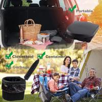Inodoro Portátil plegable para Camping y Emergencias - Plástico Duro-ligero y fácil de Limpiar - details 6