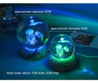 Lámpara De Noche En Forma De Balón De Cristal Con Jirafas Luminosas Y Astronauta Luz USB Para Decoración De Mesa Regalos Para Niños - details 3