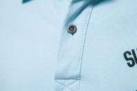 Tops de manga Corta de Algodón con solapa Nueva para hombre, POLO Deportivo con borde de Color sólido - details 8