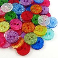 50pcs Botones De Resina Estrella Corazón Mariposa Redondos Brillantes Para Costura Ropa Scrapbooking Tarjetas DIY Manualidades - details 2