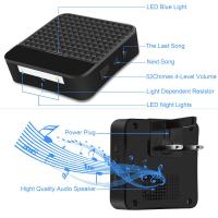 Campana De Puerta Solar Con Luz Y Carga Por Luz Solar Inalámbrica Para Exteriores IP65 Impermeable Bajo Consumo De Energía 300M - details 11