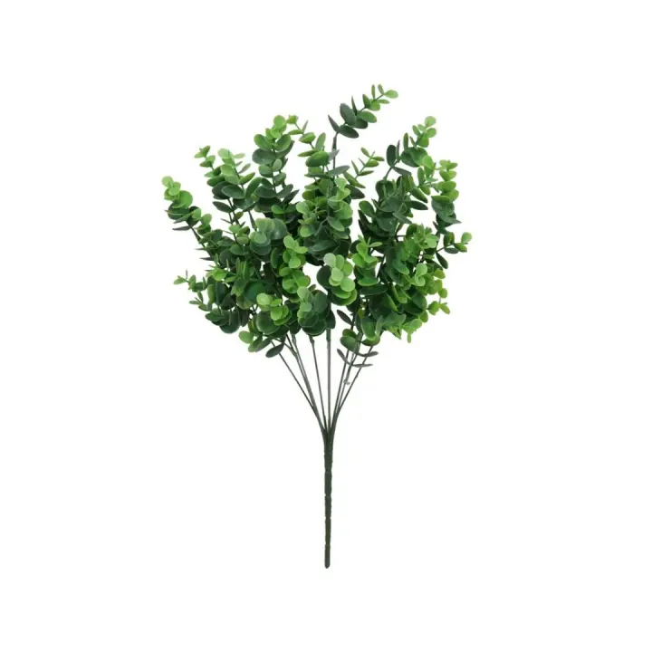Factory Cuadros 4 RAMOS EUCALIPTUS X 9-48 CM (FLOCADO V) / FLORES ARTIFICIAL / 4 Ramos Flores Artificial - 1