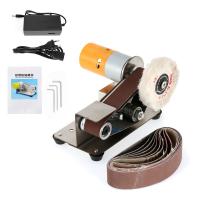 Mini Lijadora Eléctrica Para Cinturón Con Set De 10 Lijadores Herramienta De Pulido Y Tratamiento De Superficie Para DIY 220V/110V - details 5
