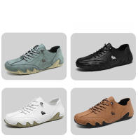 Zapatos De Verano Para Hombre Tamaños Grandes Casual Comodidad Baja Suela Suave Transpirable Deporte Cuero Sintético Bota Plana - details 5