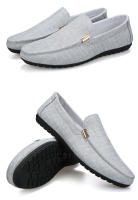 Zapatos Casuales Para Hombre Lona Slip on Loafers Moda Lujo Zapatos De Vestir Formales Para Boda Y Fiesta Talla Grande - details 24