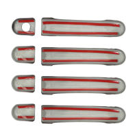 Cubierta De Manija De Puerta Negra Para Volkswagen Transport T5 T6 Caddy Van 8 PCS Accesorios Para Exterior Del Vehículo - details 3