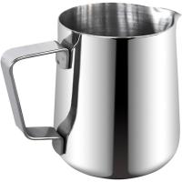 Taza de café con leche engosada de Maple inoxidable 304 con Pico puntiagudo, Tina de café con leche, Taza de espuma de leche, para Café utenilio, 1000 ml sin Escala - details 0