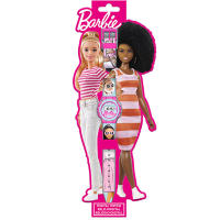 Barbie Reloj Digital Infantil 22cm, Reloj Niñas Regalo Cumpleaños, Color Rosa - details 0