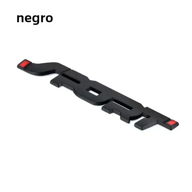 Emblema De Coche 3D Cromado Negro Accesorio De Estilo Para Maletero Con Logotipo Deportivo Y Palabras Adhesivo Personalizable - 1