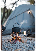 Estufa Portátil De Acero Inoxidable Para Camping Y Picnics shineTrip Aries Chasis Detachable Para Madera Y Agua En Exteriores - details 8