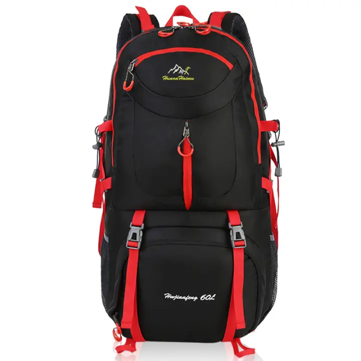 Mochila de camping de 60 litros Mochila grande impermeable para senderismo, Viar - 1
