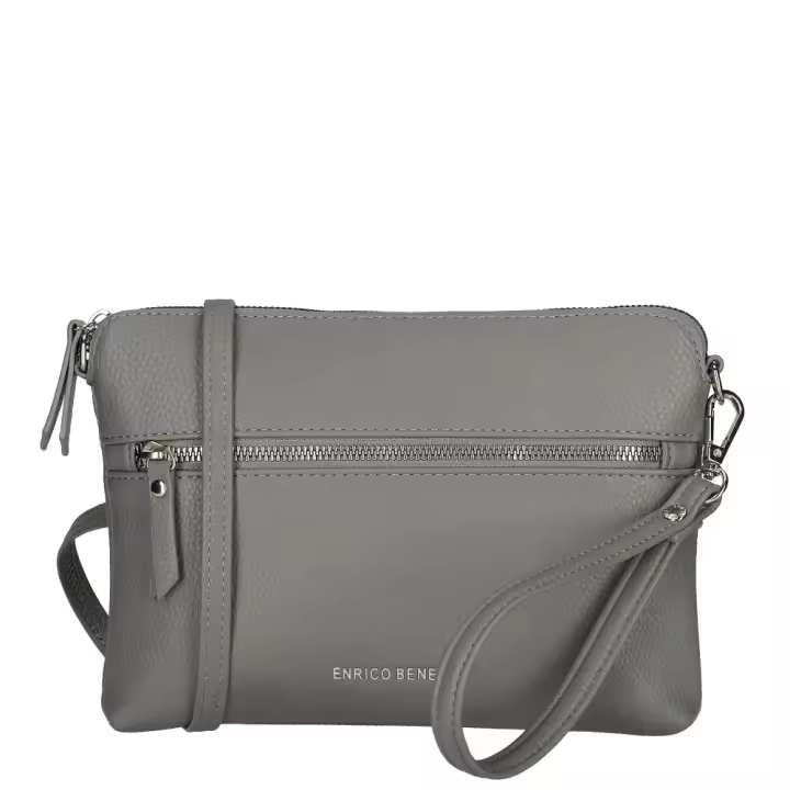 Bolso Bandolera Sarah 66713, Marca Enrico Benetti, Color Gris, Tamaño 24,5x2,5x17 cm, Para Mujer - 1