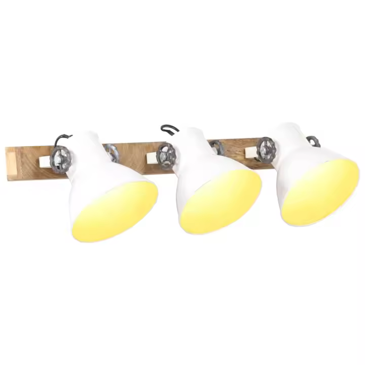 vidaXL Lámpara de pared desgastado 25 W E27 65x25 cm lámpara Color Azul,  Blanco,  Latón y mas - 1