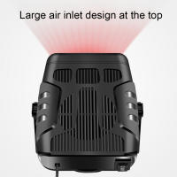 Calefactor Y Aire Acondicionado Eléctrico Portátil 12V/24V Para Coche Con Ventilador Demistificador Defroster Rotación 360 Grados - details 8