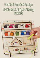 Juguetes Educativos Para Niños Tablero De Color Y Número De Madera Con Bolígrafo Magnético Y Laberinto Juego De Resolución De Problemas De Edad Temprana Regalos - details 4