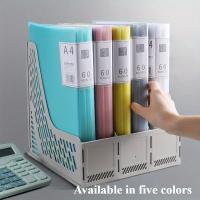 Organizador De Documentos A4 Con 60 Bolsillos Transparentes - Estantería Multi Capa Para Escuela Y Oficina En Plástico - details 0