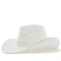 Sombrero De Paja Cow-boy Tejido a Mano Protección Solar Plegable Para Viajes Casual Unisex Oficina Regalo Para Hombres Y Mujeres - details 2