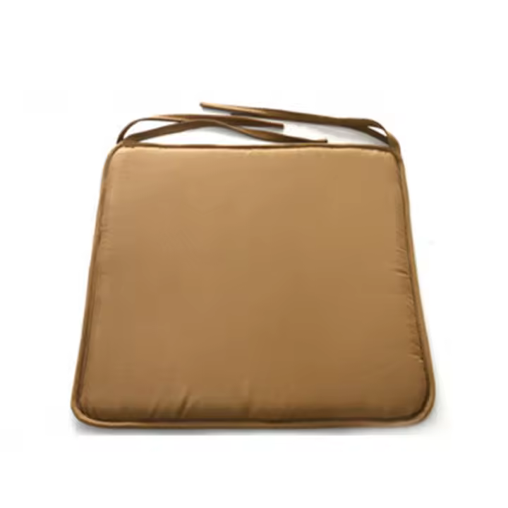Cojín De Silla De Poliéster 35x35cm Con Correa Antideslizante Para Comedor Sofa Oficina Coche - Almohada De Asiento Interior Hogar - 1