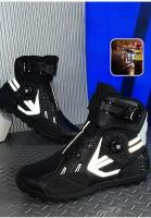 Botas De Motocicleta Impermeables Y Antideslizantes De Fibra Ultrafina Para Hombres Y Mujeres Protección Resistente Al Desgaste Para Viajes En Motocicleta - details 10
