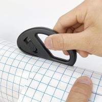 Cortador De Papel De Envoltura Facilita Diseño De Cuchilla Segura Adecuado Para Regalos Manualidades Y Oficina Para Corte Perfecto - details 1
