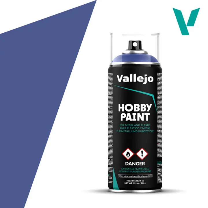 ACRYLICOS VALLEJO - SPRAY HOBBY PAINT AZUL ULTRAMAR 400ml  ACRILICOS VALLEJO 28017 - 1