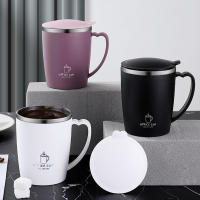 Termo De Acero Inoxidable 350ml Con Manija Y Tapa a Prueba De Fugas  Aislada Portátil Para Café Y Agua - details 0