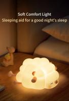 Lámpara De Noche LED De Oveja Cartoon Recargable Iluminación Suave Para Decoración De Dormitorio Y Mesa Regalo Para Niños Cumpleaños Jardín - details 4