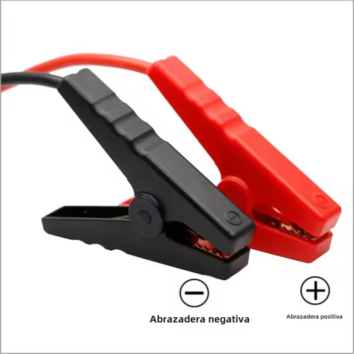 Cable De Arranque De Emergencia Inteligente 12V 200A Con Conector EC5 Smart Y Pinzas De Alligator Para Coche Y Camión - 1