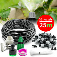 Sistema De Enfriamiento Por Neblinación Al Aire Libre Con Rojellador De Agua Para Plantas Juego De Boquillas De Neblinización De Plástico Para Riego - details 0